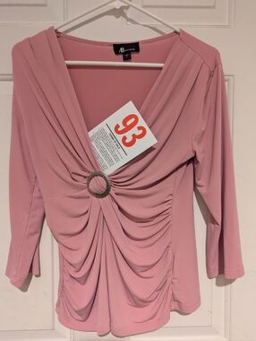 Lot 93 Long Sleeve Purple Blouse - Size Medium